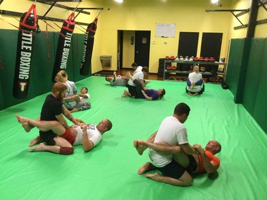 One of our no gi intro classes to Brazilian Jiu Jitsu.