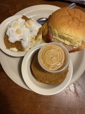 Chicken parm sandwich