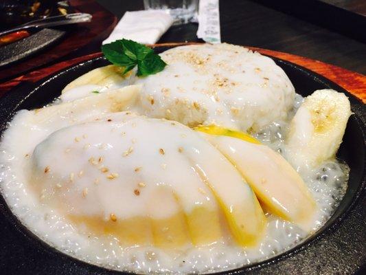 Sizzling Mango Sticky Rice