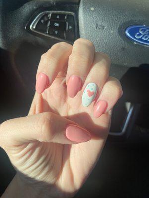 Gender Reveal Nails