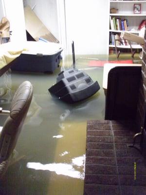 Fredericksburg,  VA flooded basement service