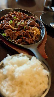 Bulgogi dinner