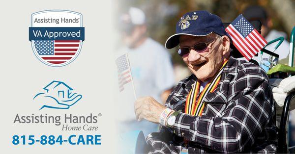 We can help your Veteran seek home care services which are available to seniors and disabled Vets.