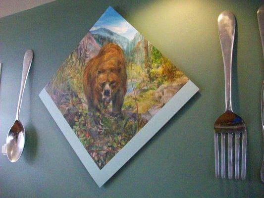 Wall art: what's for dinner?