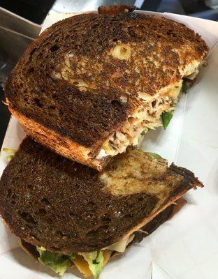 Crabby Cheese on Marble Rye