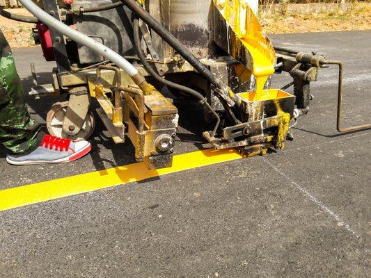 Asphalt Striping Service