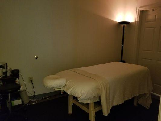 Massage room.