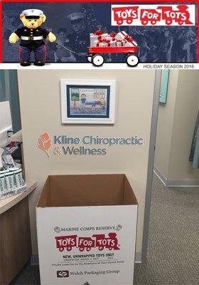 Chiropractor Carlsbad Special offers!  FREE adjustment when you donate to Toys for Tots! (Chiropractor Discounts during Holidays)