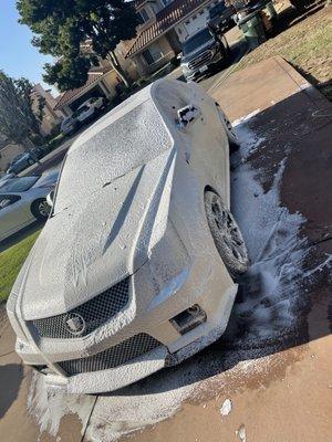 Mobile exterior wash