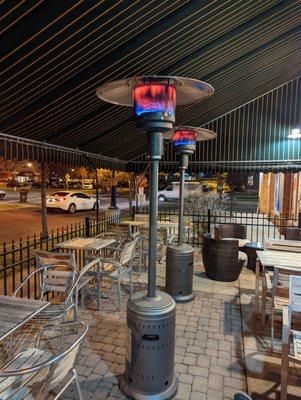 Who doesn't love the outside patio at night ?