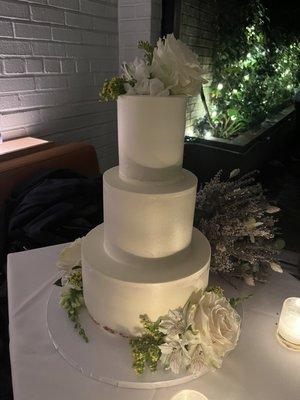 Beautiful cake for recent wedding