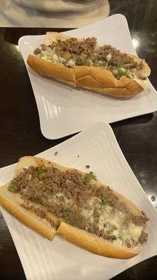 cheesesteak with bell peppers and onions