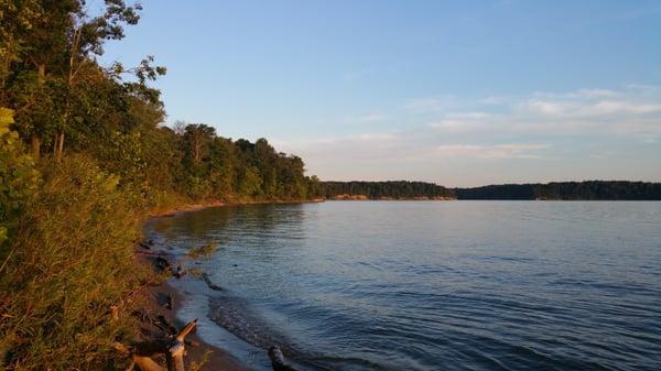 This was the lake that I accessed from the campground.