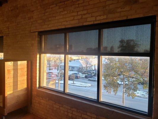 Roller Screen Shade from Norman; Light Control with a View!