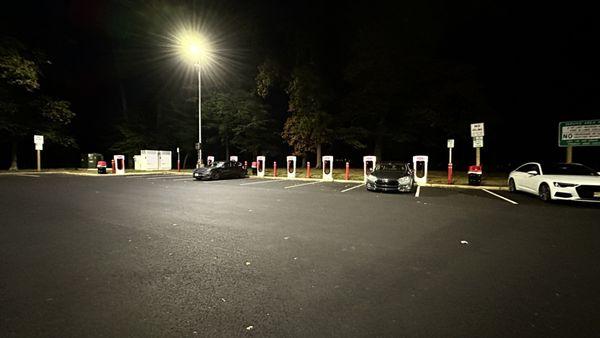 Tesla supercharger stations