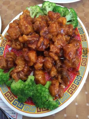 Large general Tso chicken