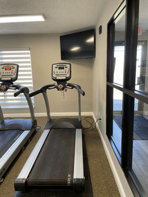 My favorite exercise equipment  the treadmill!  When I run, I am catching my dreams!