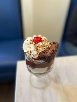 Warm Brownie Sundae