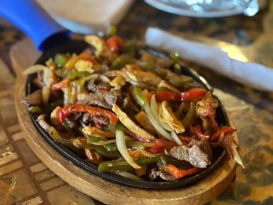 Fajitas mixta arroz y frijol