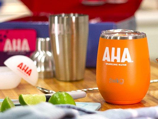 AHA branded cocktail kit we created for Coca-Cola.