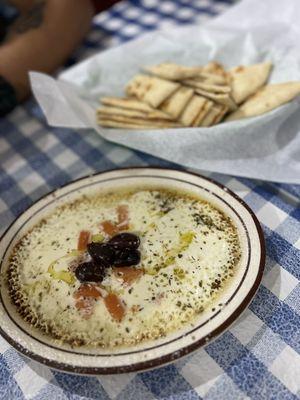 Sizzling Feta Cheese is amazing.  We dipped our pita in it, nonstop.  Very addicting