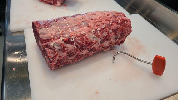 5 Bone Standing Rib Roast! Happy Thanksgiving! Place your holiday orders today! We do it all!