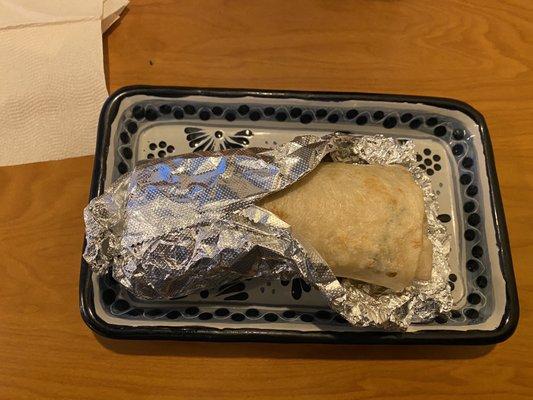 The burrito.