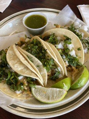 Chicken Mexican tacos