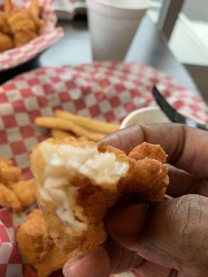 Perfectly Fried Fish from the family meal.