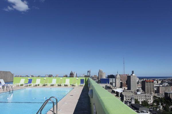 Milwaukee's only rooftop pool!