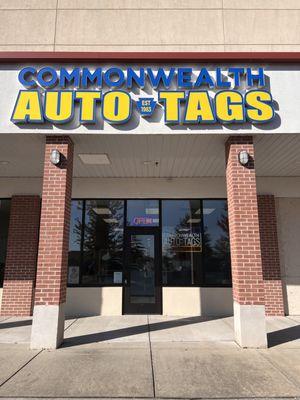 Commonwealth Auto Tags