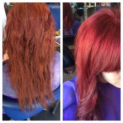 Cut and color by Vanessa