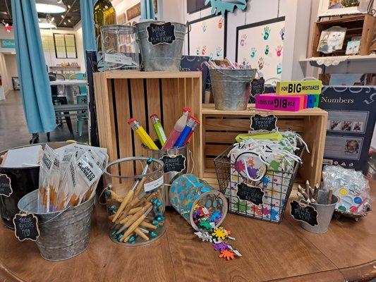 Fun art supplies and gift items