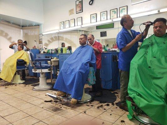 Best barbershop in the van Nuys area. Very good service . The 3 gentleman here are very polite and friendly service.