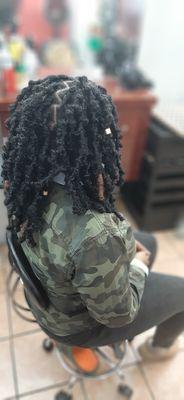 Side View Butterfly Locs