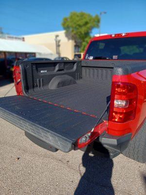 My Rhino lined truck bed.