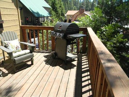 View on Pinecones porch. You can see the town of Shaver over those trees, its beautiful!