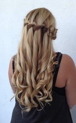 Waterfall braid