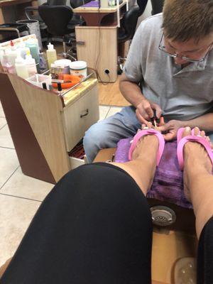 Get my feet done