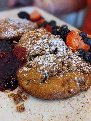 Blueberry Muffin Top Griddle Cakes