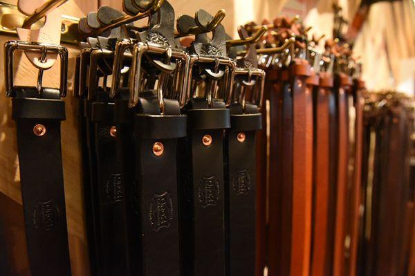 Belts made for a lifetime. 100% Full grain leather, these belts will not stretch, will not split or tear. We offer lifetime guarantee.