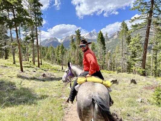 Patrick Kerrigan - my fantastic guide, in the RMNP.