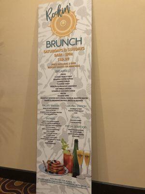 Brunch hours and prices