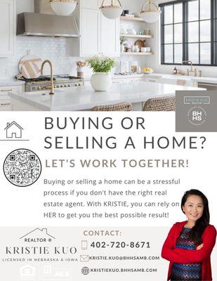 Kristie Kuo Real Estate Marketing Flyer