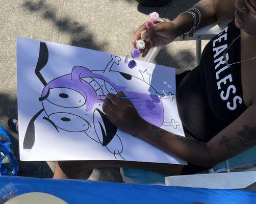 Free Art on 114th & Lenox!  (luckyladybugbaby1) on Tictok