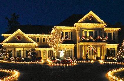 Holiday lighting installation