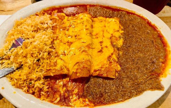 Cheese Enchilada Plate