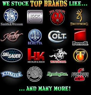 Dealer for all major brands of firearms.