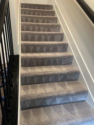 Stair case cleaning