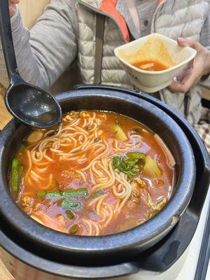 Tomato rice noodles (tangy!)